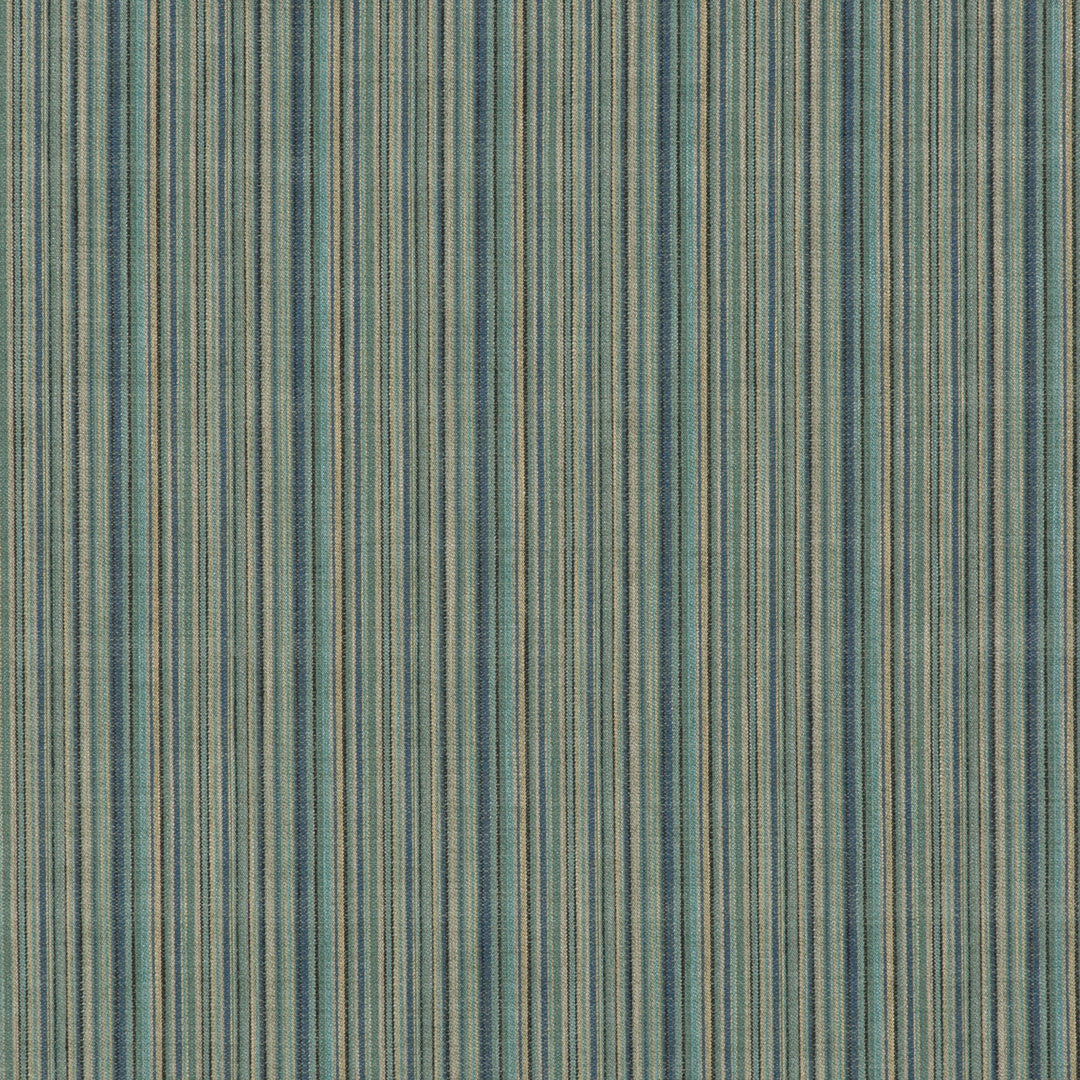 Blantyre Vintage Chenille R Tygprov - Teal/Aqua/Indigo