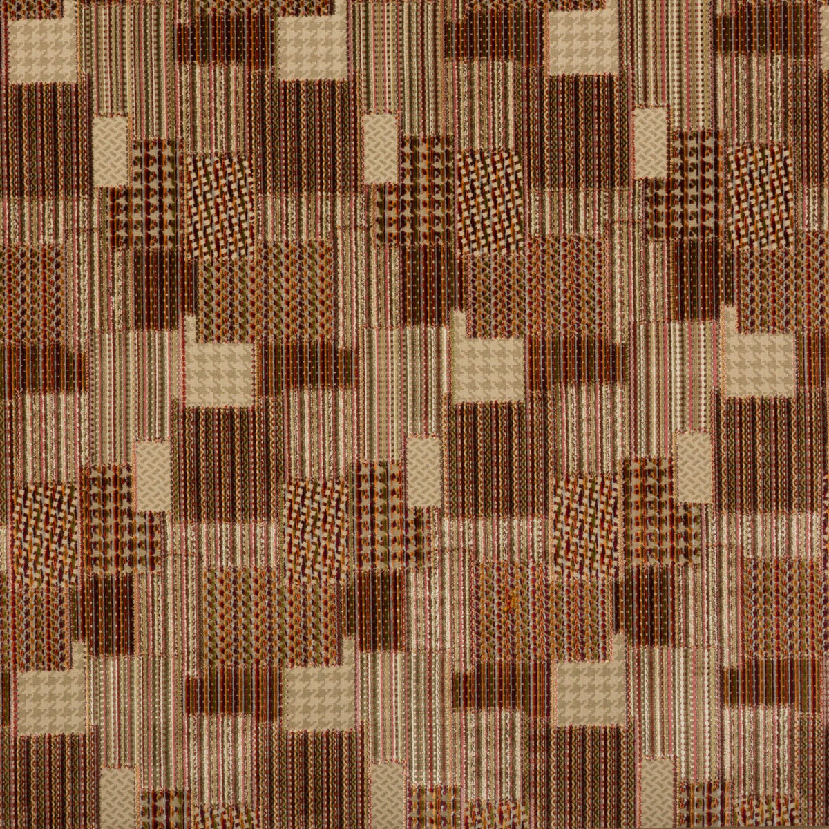 Bohemian Patchwork H Tygprov - Plum/Spice