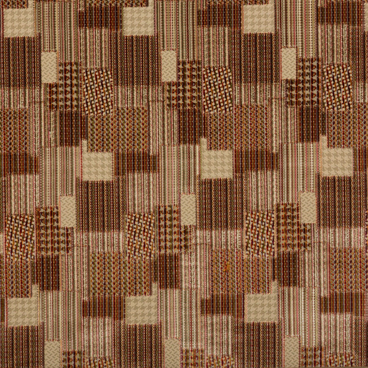 Bohemian Patchwork H Tygprov - Pewter/Teal/Plum