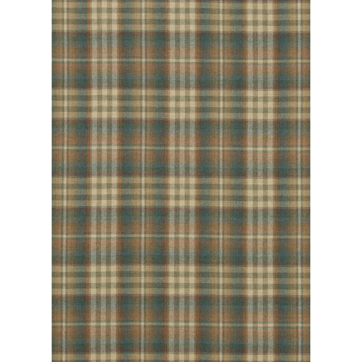 Nevis a Teal/Russet tyg