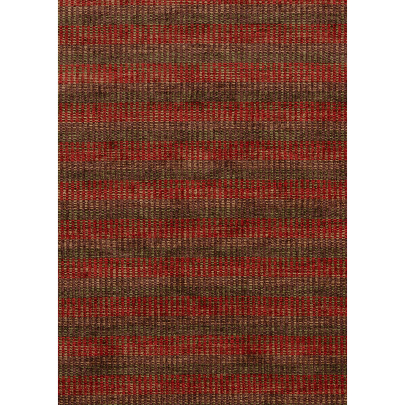 Rattan Chenille V Tygprov - Red/Green