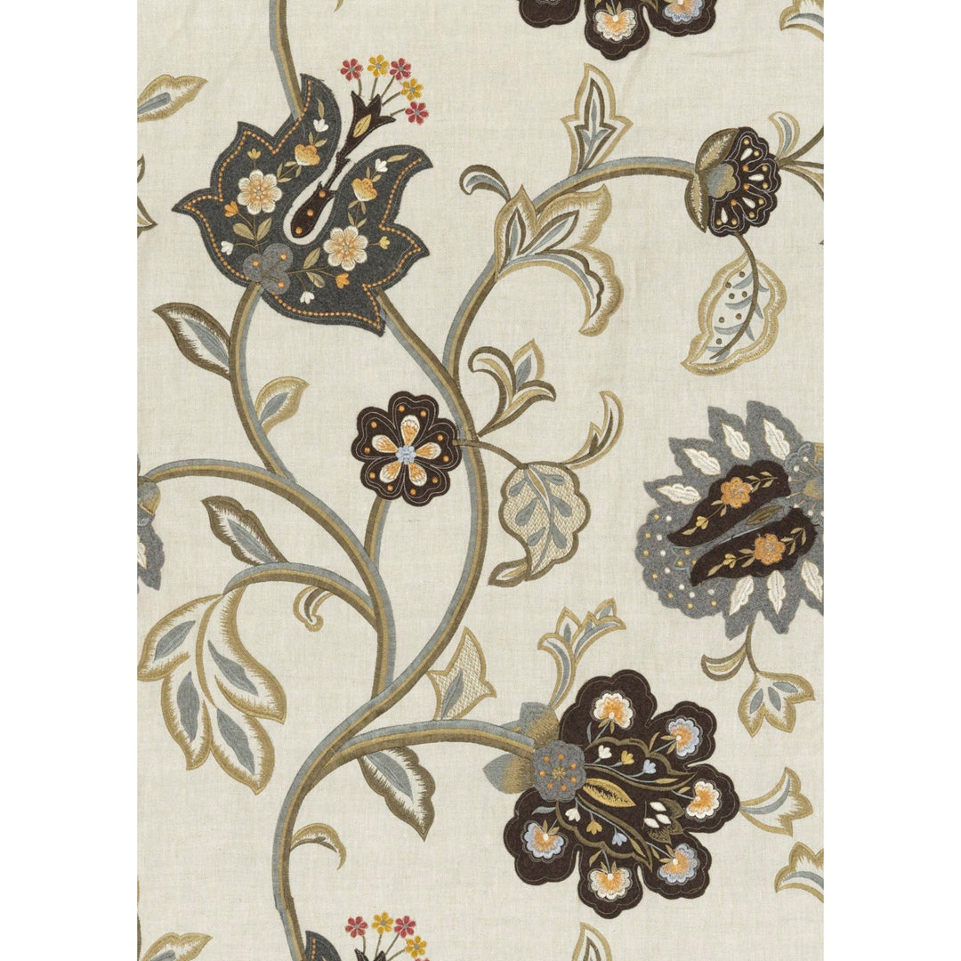 Floral Fantasy a Tygprov - Red/Plum