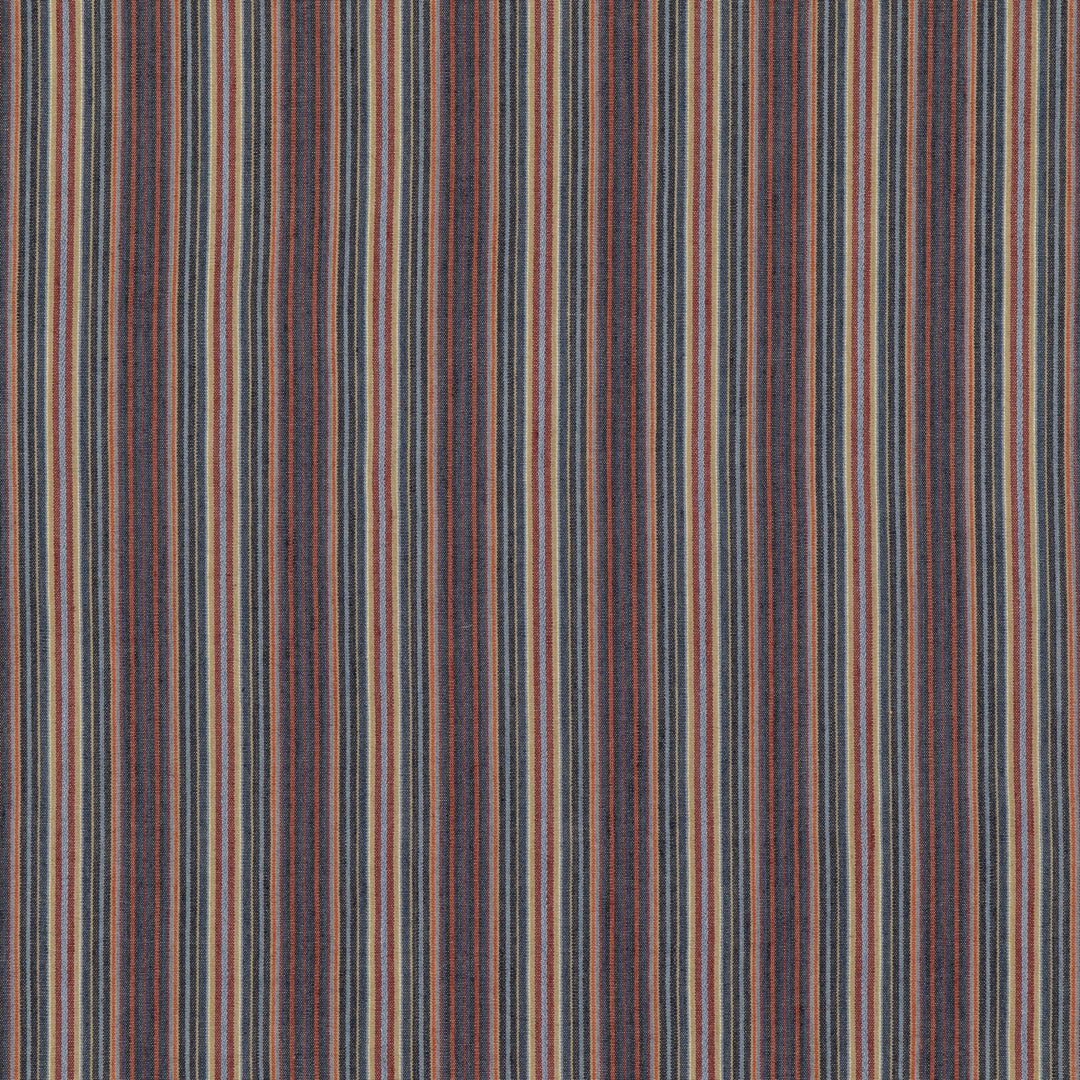 Falconer Stripe G Tygprov - Indigo/Red