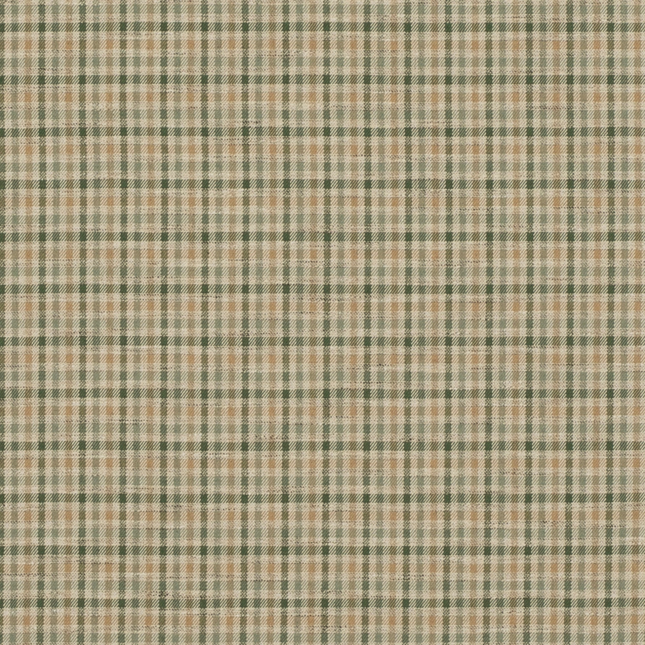 Babington Check H Green/Sand tyg