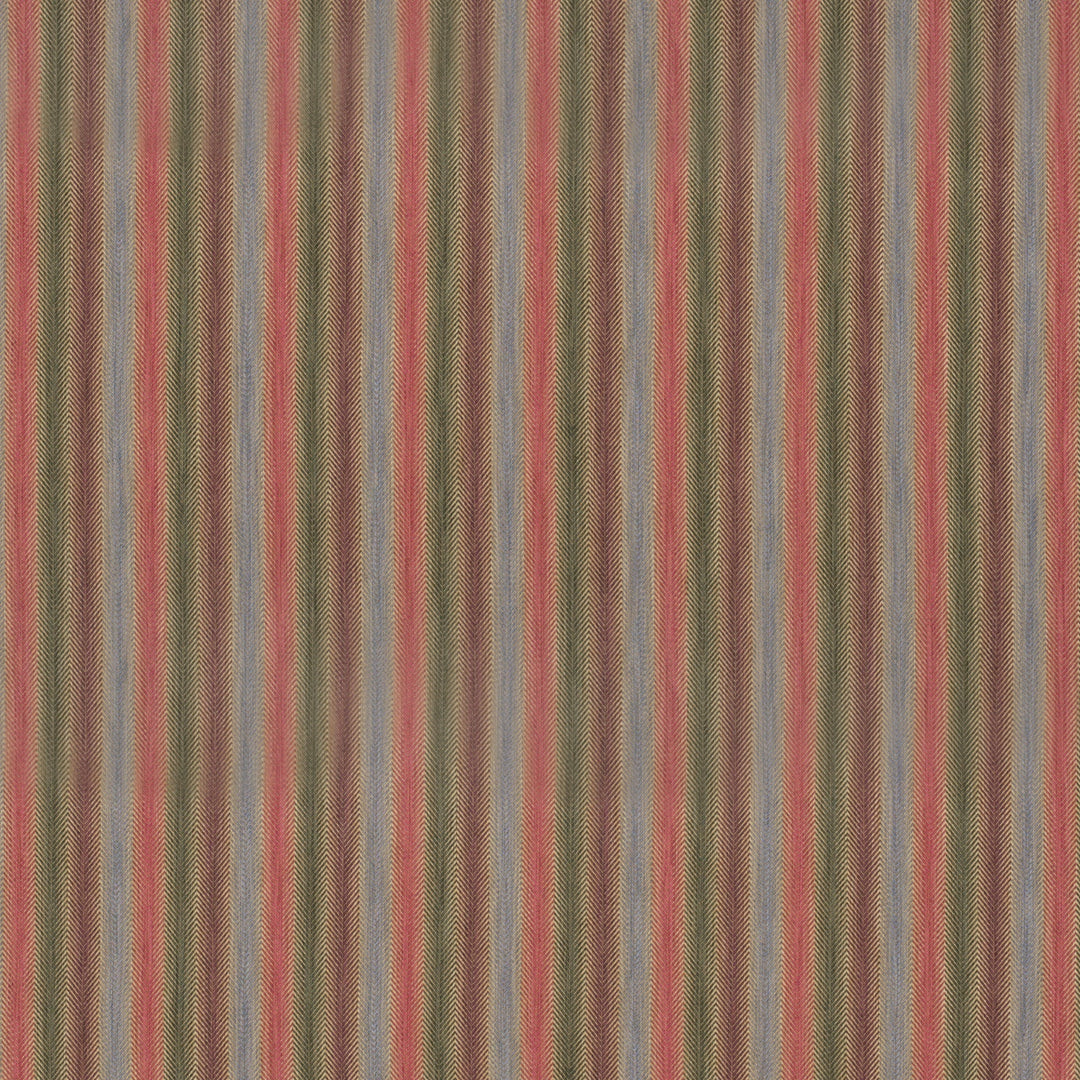 Shepton Stripe H Tygprov - Plum/Green