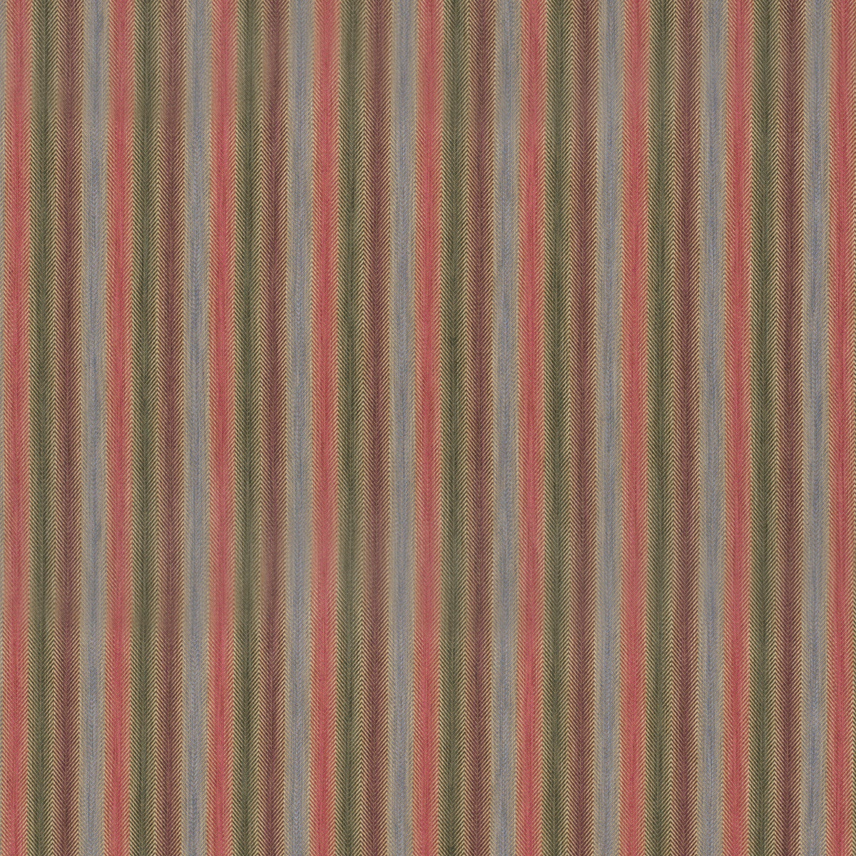 Shepton Stripe H Tygprov - Plum/Green