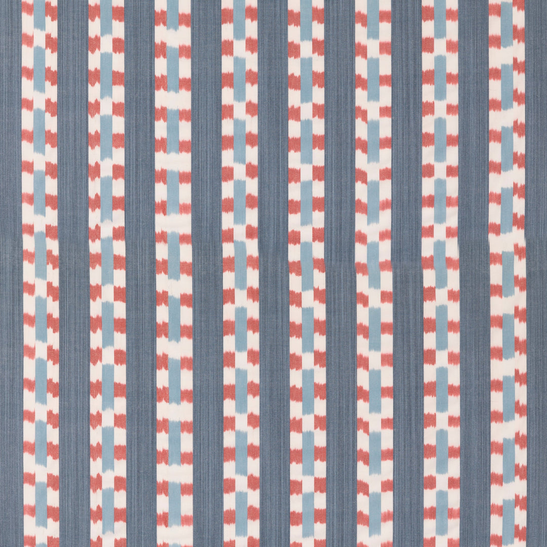 Wayfarer Stripe G Tygprov - Blue/Red