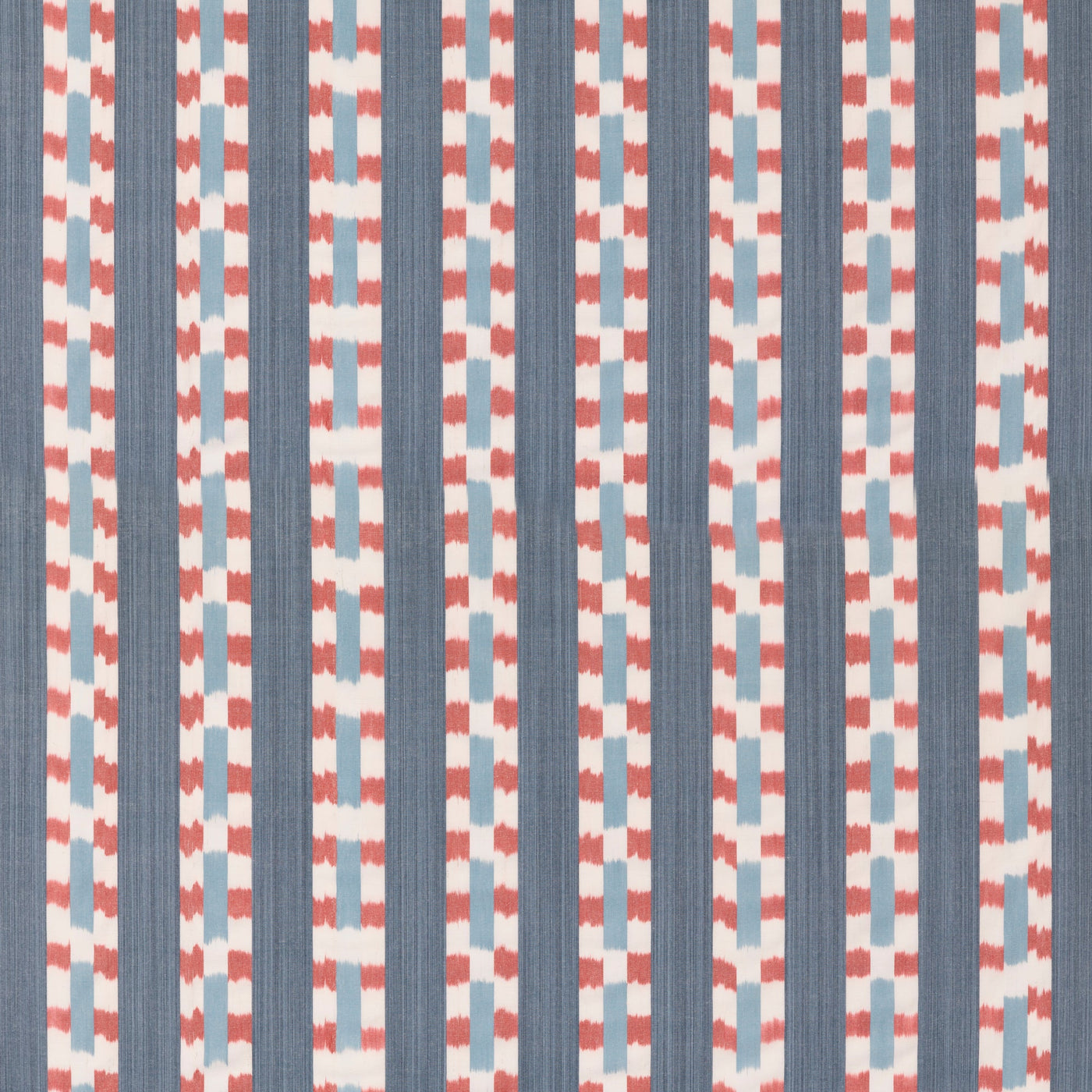 Wayfarer Stripe G Tygprov - Blue/Red