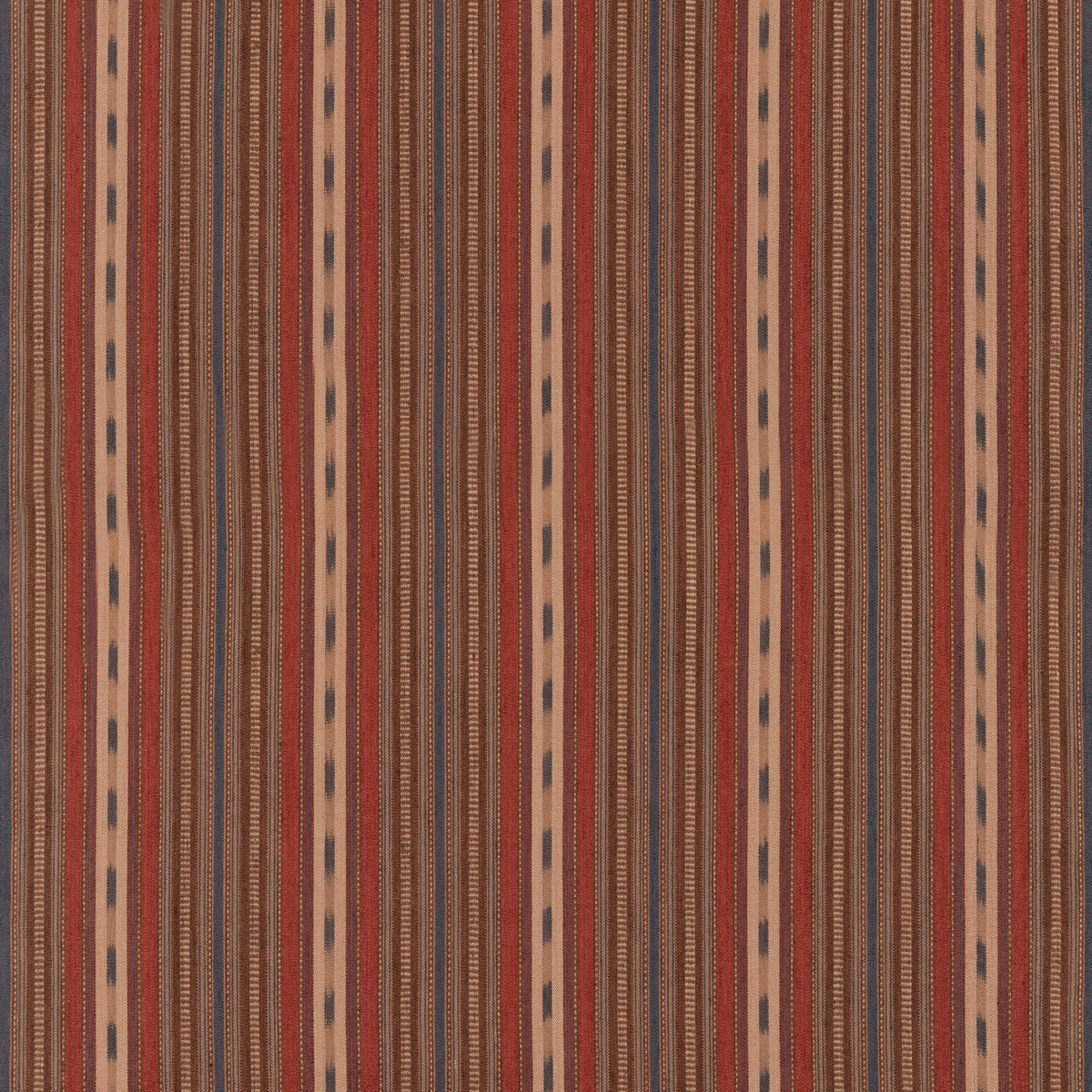 Stony Stripe P Tygprov - Rust/Blue