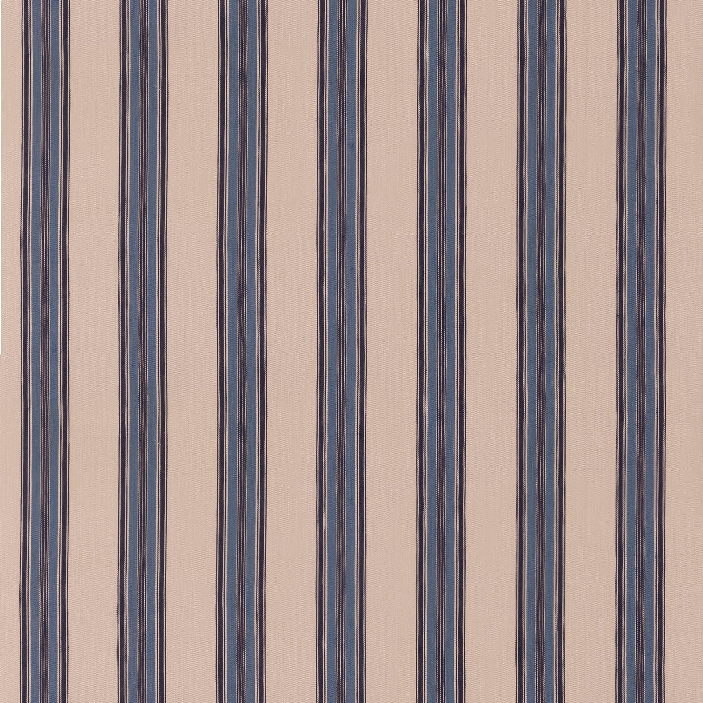 Falmouth Stripe H Tygprov - Indigo