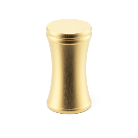 Grove Bamboo Thumb Knob — Armac Martin — Satin mässing, satinlack - SBSL