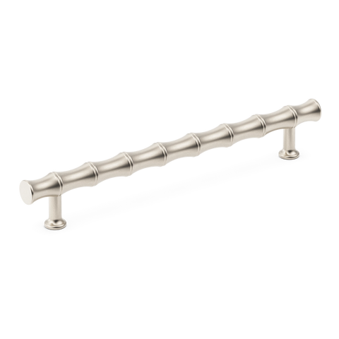 Grove Bamboo Skåpshandtag — Armac Martin — Satin nickel - SNP
