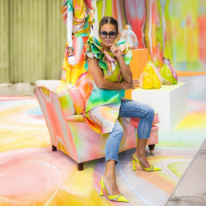 Howard Fåtölj Smokeflow Gul