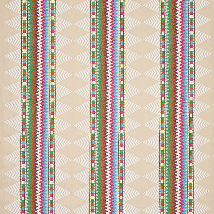 Inka Stripe Multi — Jane Churchill tyg