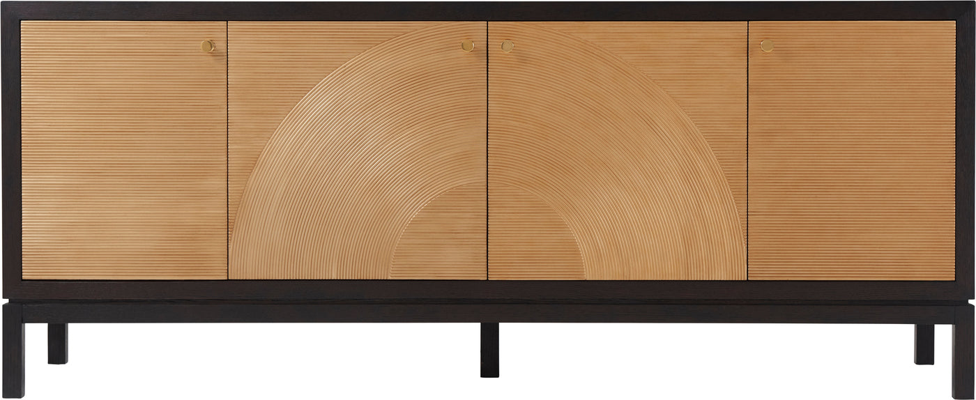 Reed sideboard Gilt finish