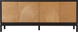 Reed sideboard Gilt finish