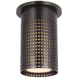 Precision Plafond – Bronze With White Glass