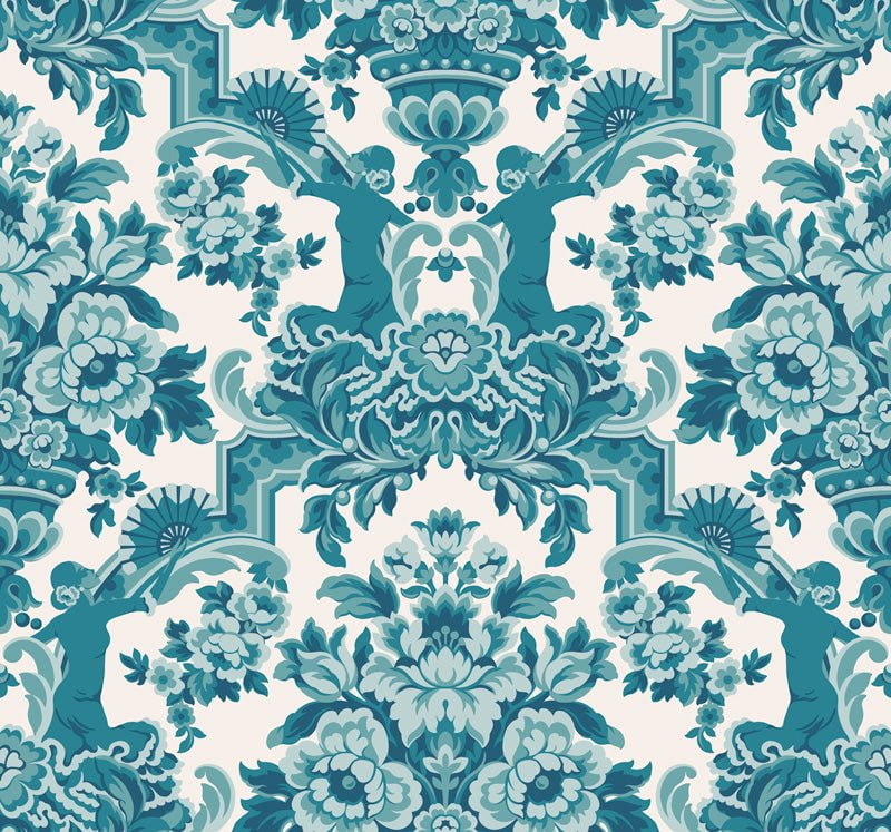 Lola 42 | Blå — Cole & Son tapet