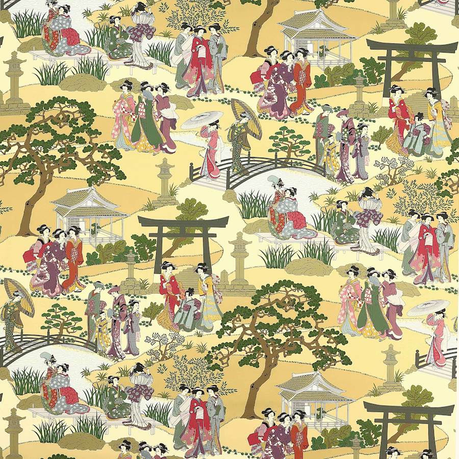 Geishas Tyg