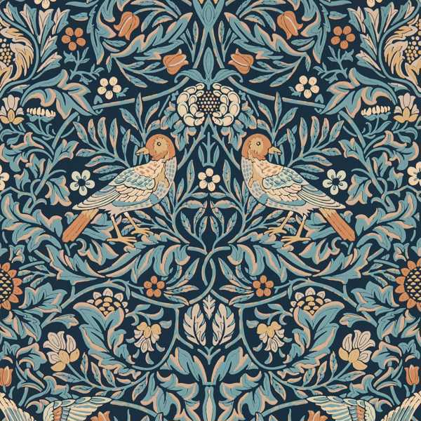 Morris & Co Tapet Bird Wallpaper