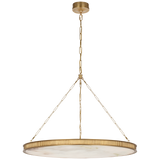 Matthew 40" Takpendel – Soft Brass With Alabaster