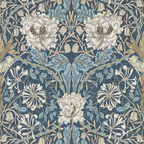 Morris & Co Tapet Honeysuckle & Tulip