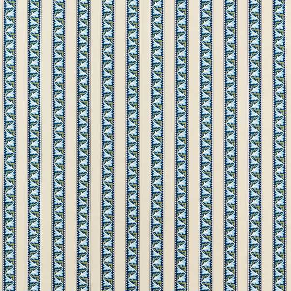 Morris & Co Tygprov Red Car Stripe