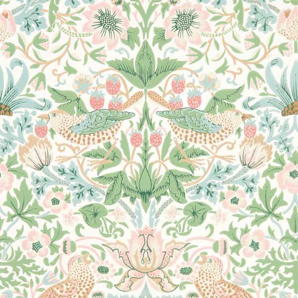 Morris & Co Tapet Simply Strawberry Thief