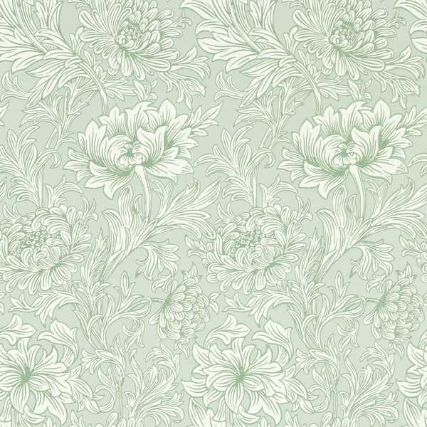 Morris & Co Tapet Chrysanthemum Toile