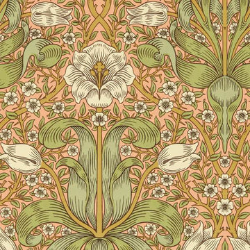 Morris & Co Tapetprov Spring Thicket