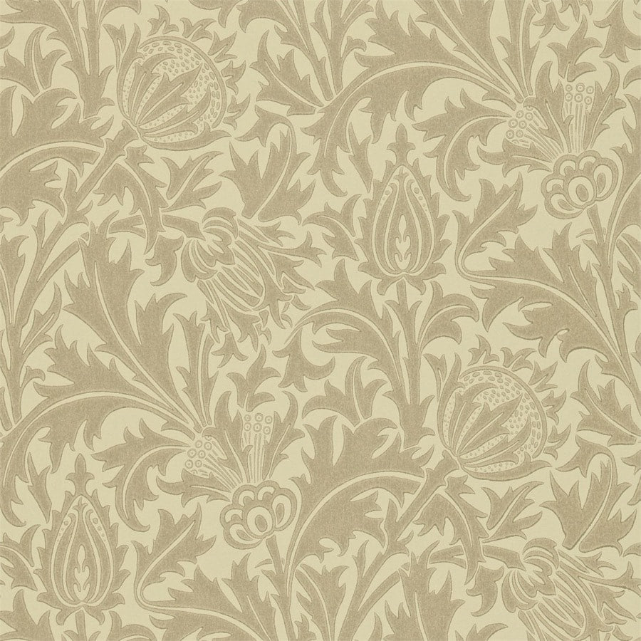 Morris &amp; Co -taustakuvanäyte Thistle