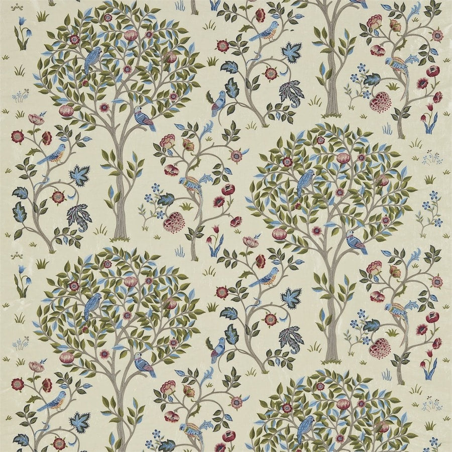 Morris & Co Tygprov Kelmscott Tree