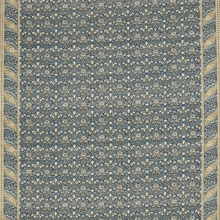 Morris & Co Tyg Morris Bellflowers Tygprov - Indigo/Sage