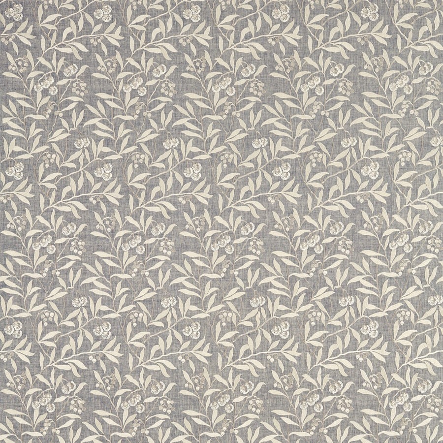 Morris & Co Tygprov Pure Arbutus Embroidery