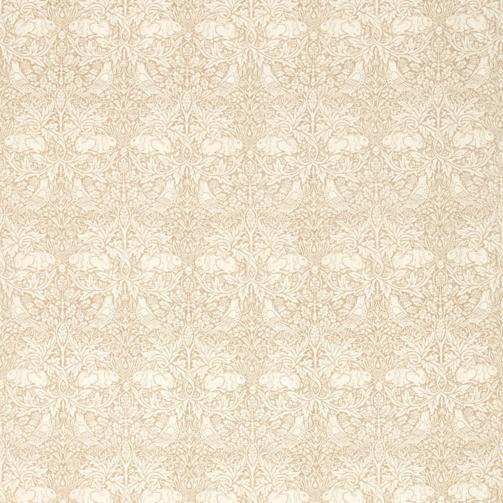 Morris & Co Tyg Pure Brer Rabbit Print Tygprov - Flax