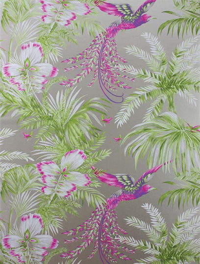Birds Of Paradise Kiwi Violet — Osborne & Little tapetprov