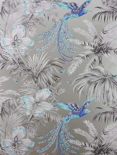 Birds Of Paradise Turquoise — Osborne & Little tapetprov
