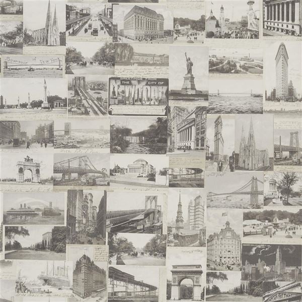 New York Postcard Tapet