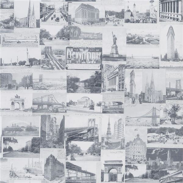 New York Postcard Tapet