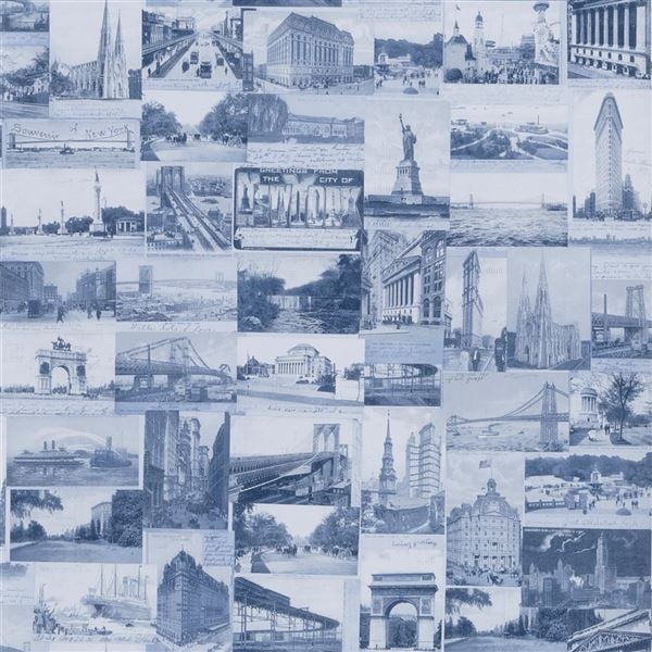 New York Postcard Tapet