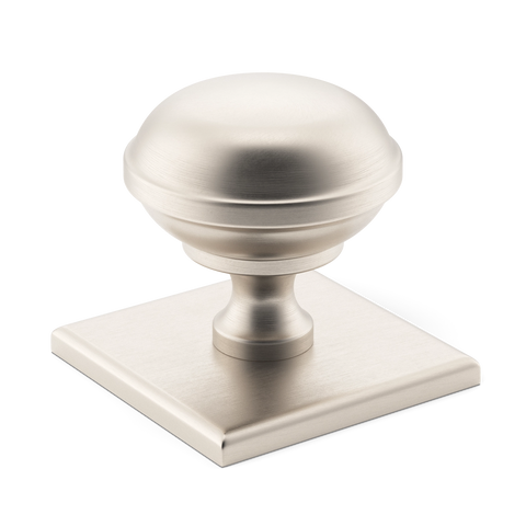 Queslett Skåpsknopp fyrkantig — Armac Martin — Satin nickel - SNP
