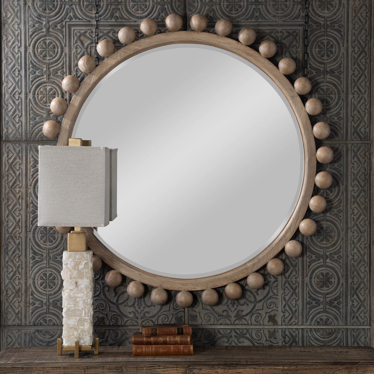 Brianza Round Mirror - 50 Natural - uttermost