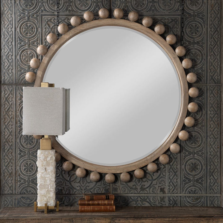 Brianza Round Mirror - 50 Natural - uttermost