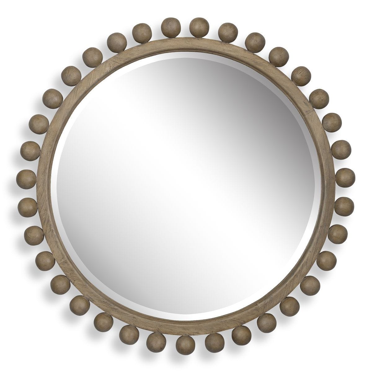 Brianza Round Mirror - 50 Natural - undefined