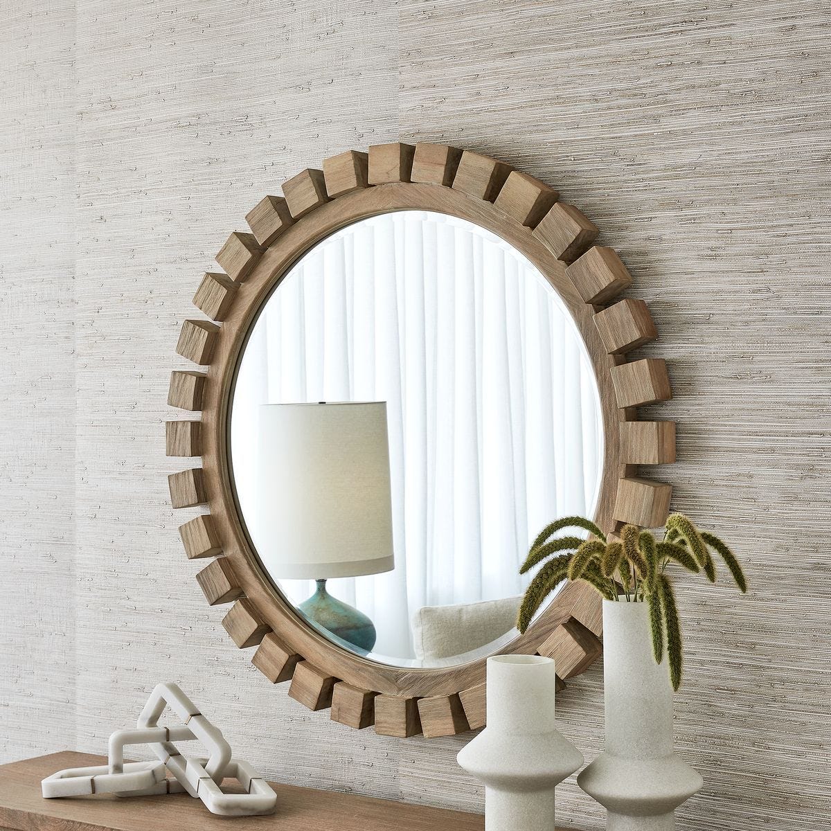 Around The Block Mirror - 40 Natural - undefined