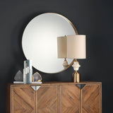 Padria Round Mirror - 102cm Brass - undefined