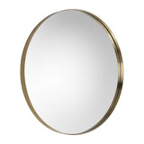 Padria Round Mirror - 102cm Brass - undefined