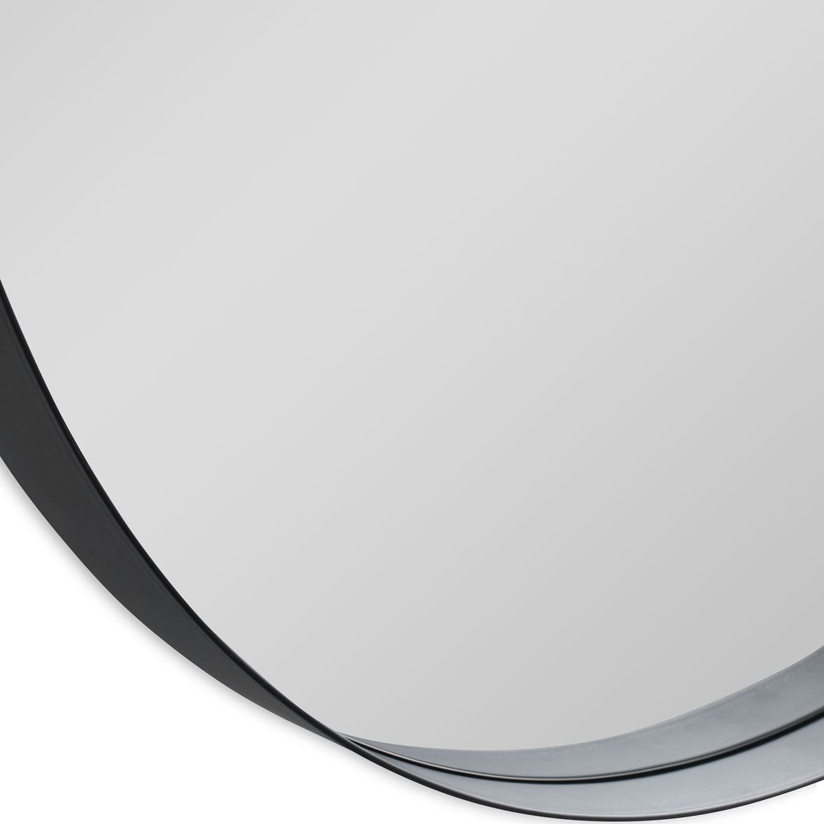 Padria Round Mirror - 122cm Black - undefined