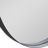 Padria Round Mirror - 122cm Black - undefined