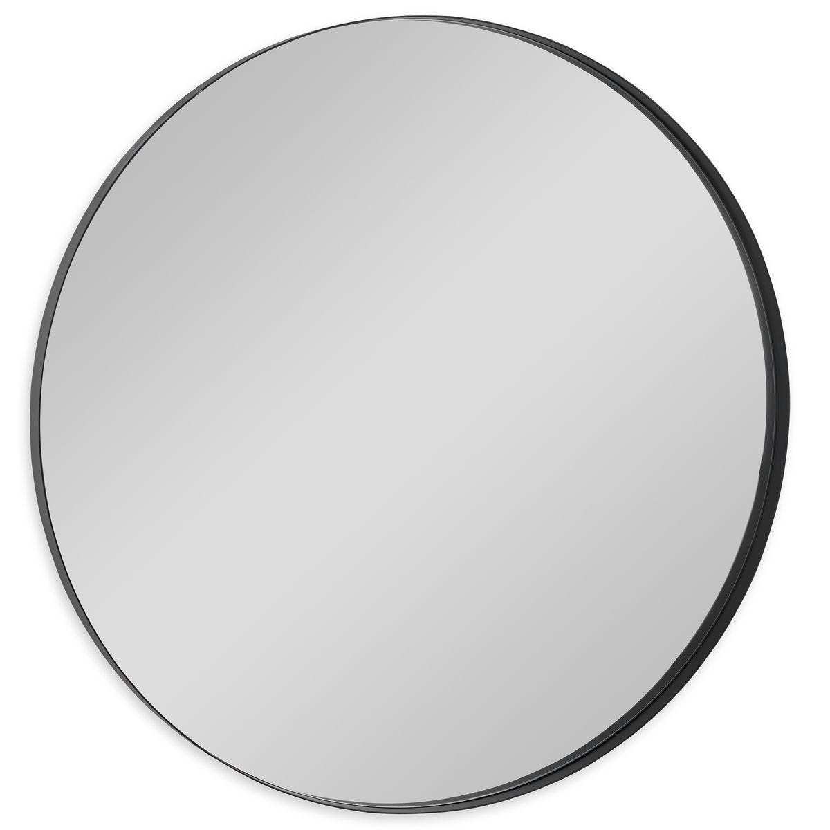 Padria Round Mirror - 122cm Black - undefined